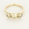 Bague 50.5 Bague jarretière en or jaune et diamants 58 Facettes EDSR-5