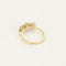 Bague 50.5 Bague jarretière en or jaune et diamants 58 Facettes EDSR-5