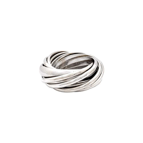 Bague 54 Bague Pomellato,"Mille cercles", or blanc. 58 Facettes 35426
