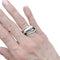 Bague 54 Bague Pomellato,"Mille cercles", or blanc. 58 Facettes 35426