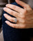 Bague 53 Bague cocktail en or blanc et platine avec diamants 58 Facettes A12072