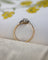 Bague 60 Bague solitaire en or blanc 750 et platine avec diamants 58 Facettes A11192