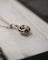 Pendentif Pendentif solitaire - Pendentif en or blanc 750 et diamant 58 Facettes A10544