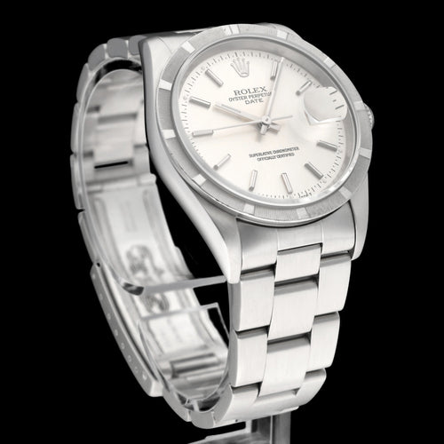Montre Rolex Oyster Perpetual Date 15210 - Montre automatique en acier (1996) 58 Facettes ROL/OPD/297