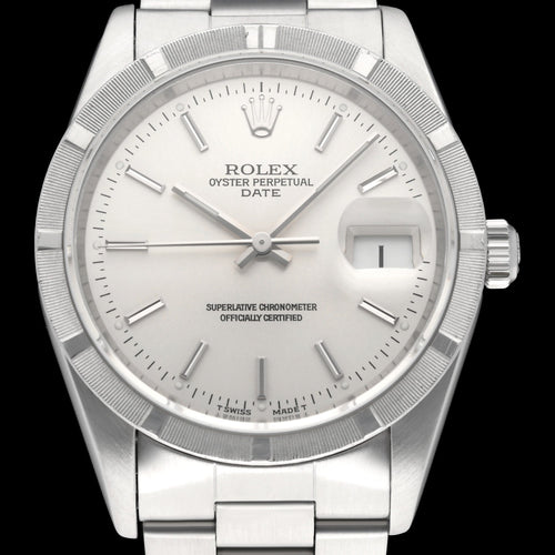 Montre Rolex Oyster Perpetual Date 15210 - Montre automatique en acier (1996) 58 Facettes ROL/OPD/297