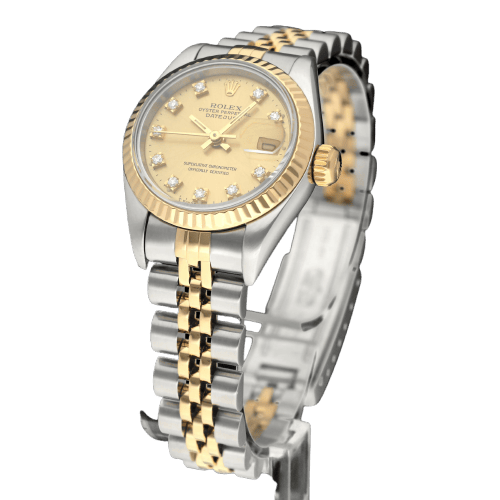 Montre Rolex Lady-Datejust 69173G - Montre dame automatique acier et or 26 mm 58 Facettes ROL/LDJ/610