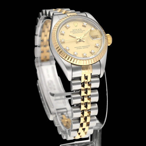Montre Rolex Lady-Datejust 69173G - Montre dame automatique acier et or 26 mm 58 Facettes ROL/LDJ/610