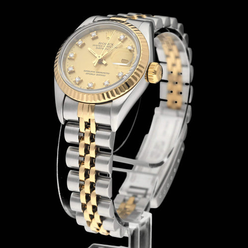Montre Rolex Lady-Datejust 69173G - Montre dame automatique acier et or 26 mm 58 Facettes ROL/LDJ/610