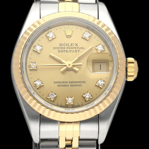 Montre Rolex Lady-Datejust 69173G - Montre dame automatique acier et or 26 mm 58 Facettes ROL/LDJ/610