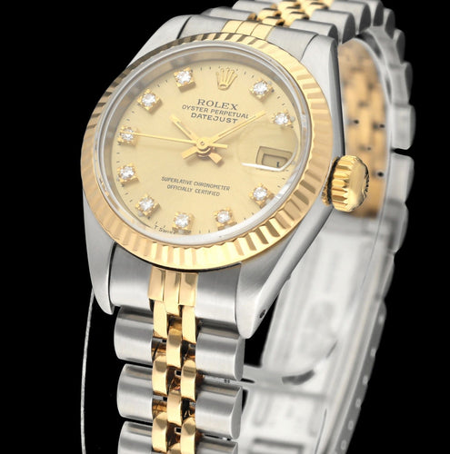 Montre Rolex Lady-Datejust - Montre femme réf. 69173G (1990) 58 Facettes ROL/LDJ/611