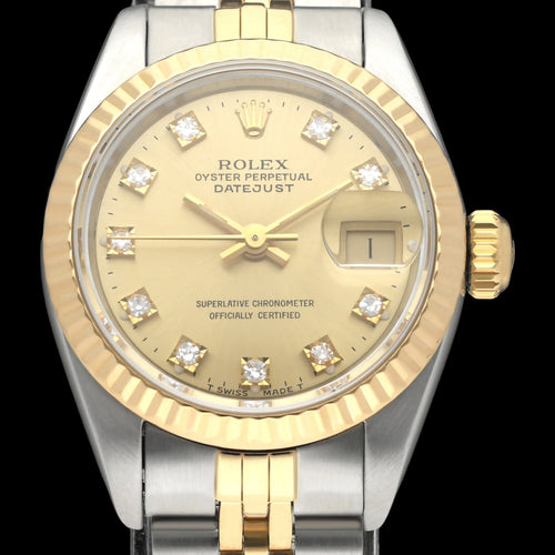 Montre Rolex Lady-Datejust - Montre femme réf. 69173G (1990) 58 Facettes ROL/LDJ/611