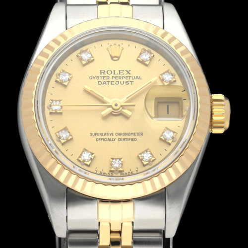 Montre Rolex Lady-Datejust - Montre femme réf. 69173G en or/acier, 1991 58 Facettes ROL/LDJ/612