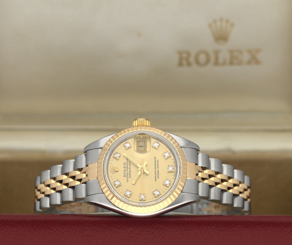 Montre Rolex Lady-Datejust - Montre femme réf. 69173G en or/acier, 1991 58 Facettes ROL/LDJ/612