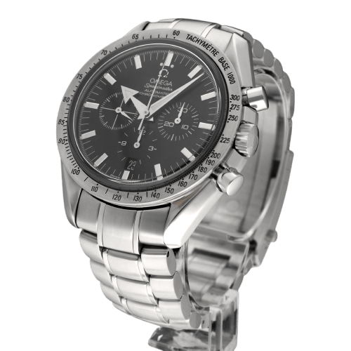 Montre Omega Speedmaster Broad Arrow - Montre en acier, 2002 58 Facettes OMG/SPP/083