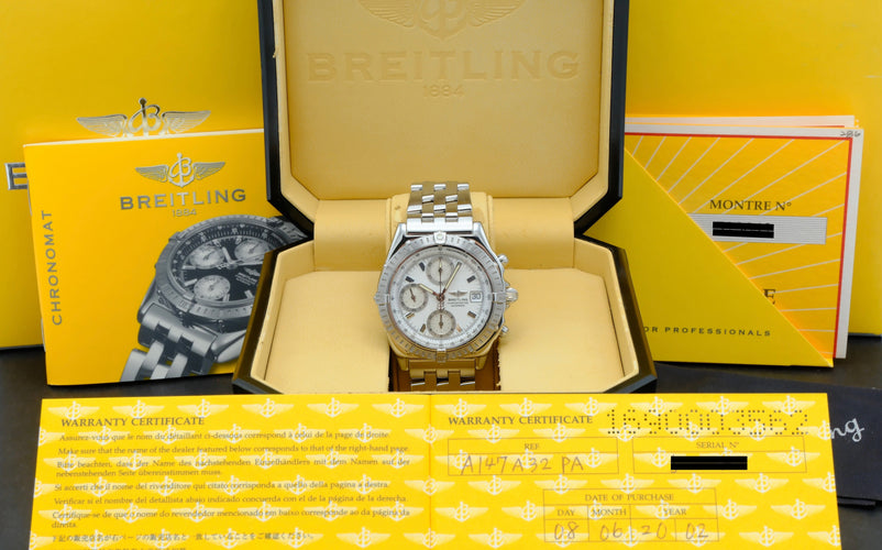 Montre Breitling Chronomat A13352 - Montre automatique en acier 39 mm 58 Facettes BTL/CHM/205