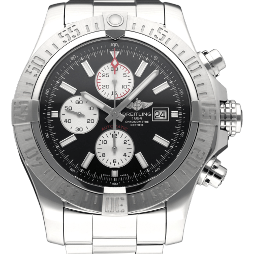 Montre Breitling Super Avenger II A13371 - Montre automatique en acier 48 mm 58 Facettes