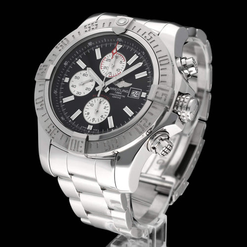 Montre Breitling Super Avenger II A13371 - Montre automatique en acier 48 mm 58 Facettes