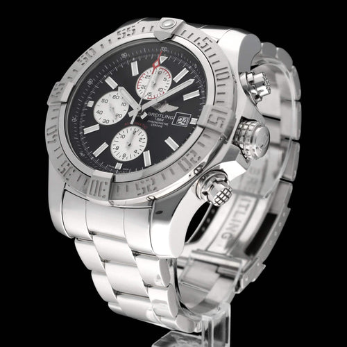 Montre Breitling Super Avenger II A13371 - Montre automatique en acier 48 mm 58 Facettes