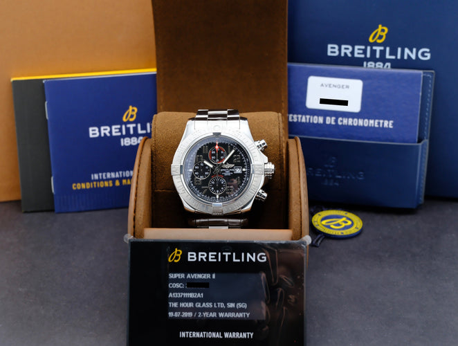 Montre Breitling Avenger II Super Avenger - Montre automatique en acier 48 mm 58 Facettes BTL/AVG/067