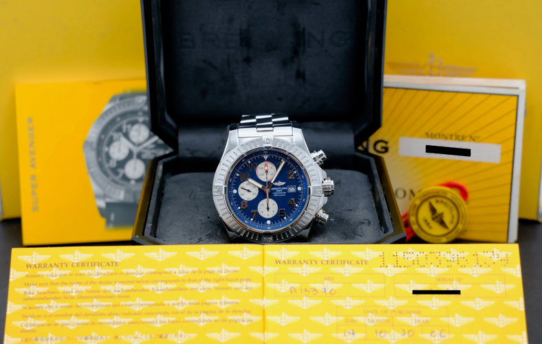 Montre Breitling Super Avenger A13370 - Montre automatique 48 mm 58 Facettes BTL/AVG/066