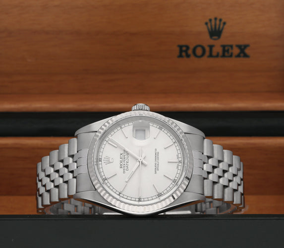 Montre Rolex Datejust 16234 - Montre automatique 36 mm en acier 58 Facettes ROL/DJ1/1358