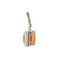 Pendentif Rosato Bags - Pendentif valise émaillée en or blanc 18 ct 58 Facettes 40719