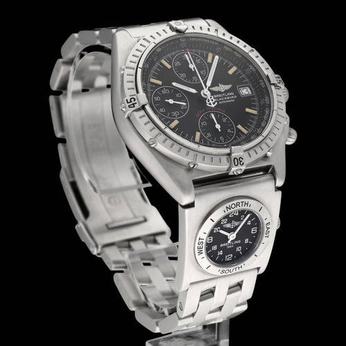 Montre Breitling Chronomat Blackbird UTC - Montre automatique en acier 39 mm 58 Facettes BTL/CHM/208