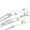 Bracelet Bracelet jonc ouvert multifils en or blanc 18 ct et diamants 58 Facettes 31275