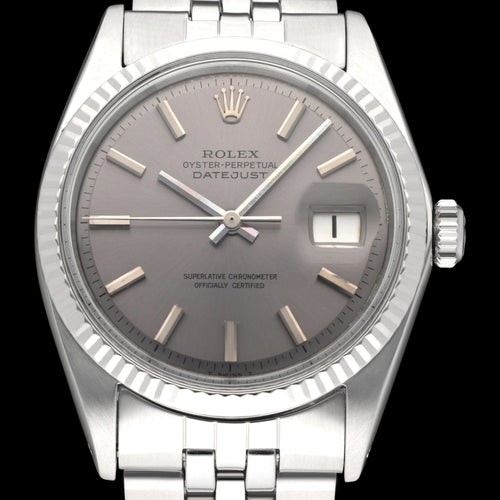 Montre Rolex Datejust réf. 1601 - Montre automatique acier cadran violet (1968) 58 Facettes