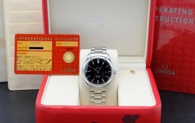 Montre Omega Seamaster Aqua Terra - Montre automatique en acier 39 mm 58 Facettes OMG/SEA/339