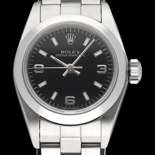 Montre Rolex Oyster Perpetual Lady 26 - Montre acier réf. 67180 (1995) 58 Facettes ROL/OOP/216