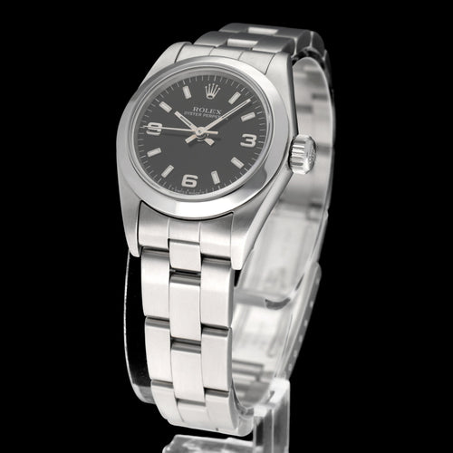 Montre Rolex Oyster Perpetual Lady 26 - Montre acier réf. 67180 (1995) 58 Facettes ROL/OOP/216