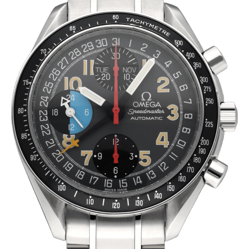 Montre Omega Speedmaster Day-Date - Montre automatique en acier 39 mm 58 Facettes OMG/SPE/570