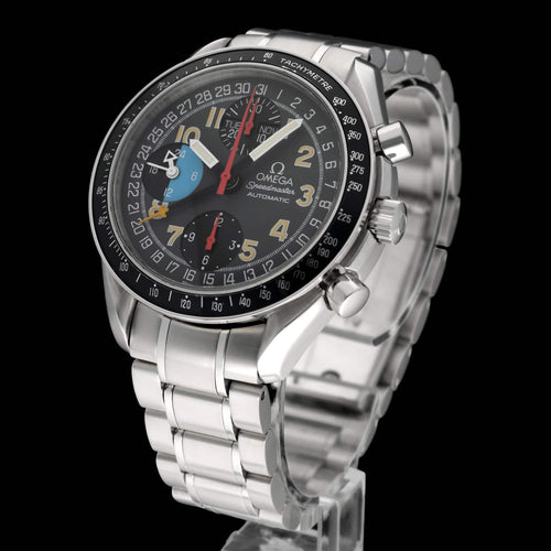 Montre Omega Speedmaster Day-Date - Montre automatique en acier 39 mm 58 Facettes OMG/SPE/570