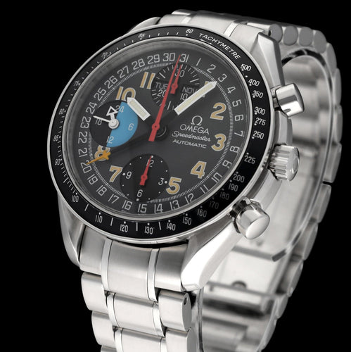 Montre Omega Speedmaster Day-Date - Montre automatique en acier 39 mm 58 Facettes OMG/SPE/570