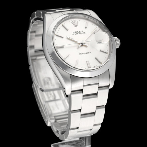 Montre Rolex Oyster Precision - Montre acier réf. 6694 (1990), boîte et papiers 58 Facettes ROL/OPR/189