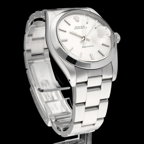 Montre Rolex Oyster Precision - Montre acier réf. 6694 (1990), boîte et papiers 58 Facettes ROL/OPR/189
