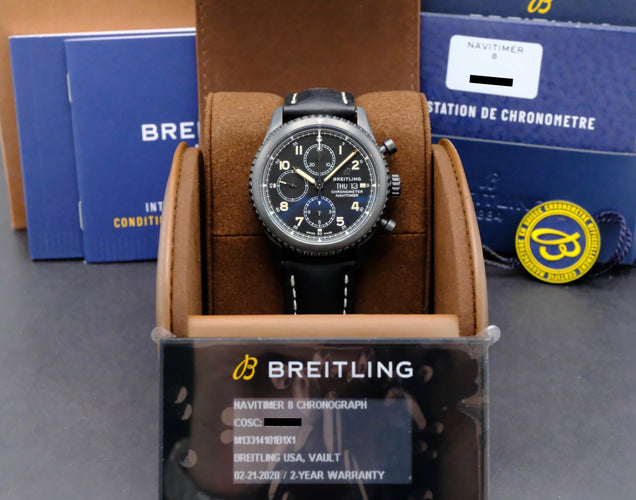 Montre Breitling Navitimer 8 - Montre automatique en acier 43 mm, 2020 58 Facettes BTL/NVT/091