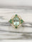 Bague 55 Bague en or jaune 18K avec tourmaline, diamants et tsavorites 58 Facettes 241
