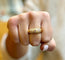 Bague 60 Bague jonc en or jaune 18 carats avec diamants naturels 58 Facettes 89566-ac11650
