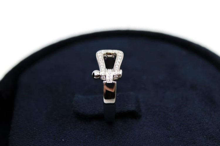 Fred Force 10 - Bague en or blanc et diamants 58 Facettes 250475