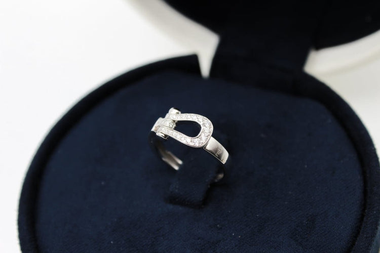 Fred Force 10 - Bague en or blanc et diamants 58 Facettes 250475