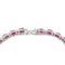 Bracelet Bracelet en or blanc 18 ct avec rubis et diamants 58 Facettes 16/26 E