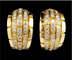 Boucles d'oreilles Cartier Panthère - Boucles d'oreilles en or jaune 18 carats et diamants 58 Facettes C15