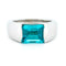 Bague 55 Bague topaze taille émeraude en or blanc 18k 58 Facettes 374B3F36E13D4AC198553A53CCF702BE