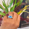 Bague 55 Bague moderniste en or blanc 18k et topaze 3,50 ct 58 Facettes 374B3F36E13D4AC198553A53CCF702BE