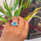 Bague 55 Bague topaze taille émeraude en or blanc 18k 58 Facettes 374B3F36E13D4AC198553A53CCF702BE