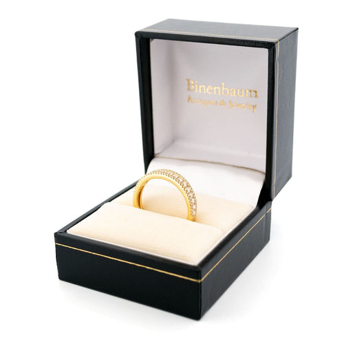 Bague 55 Bague triple rangée en or 18k et diamants taille brillant 58 Facettes 6A91382035AA4DC5AD445D0F0F3D5240