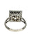 Bague 52 Bague ancienne en or blanc 18K et diamants 1 ct 58 Facettes 1683
