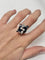 Bague 58 Bague en or blanc 18K sertie de saphirs et diamants 58 Facettes 1688